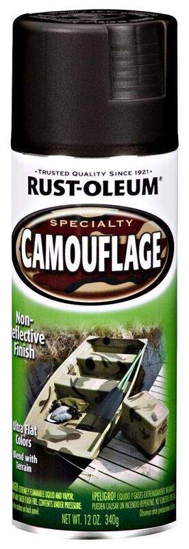 

Rust-Oleum Camouflage Spray Paint 1916830, 12oz, Black