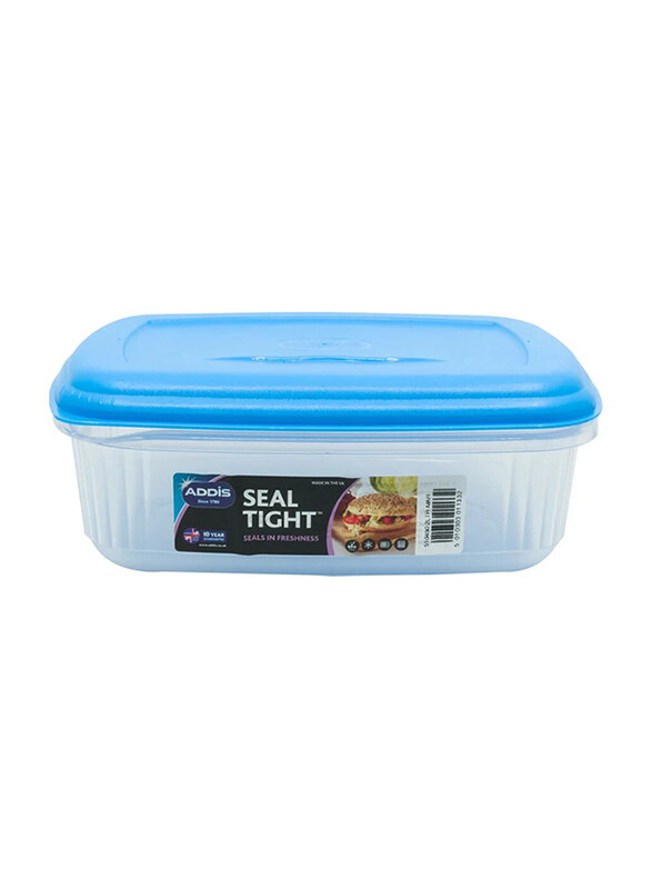 

Addis Plastic Seal Tight Rectangular Food Saver Container, 2 Liters, Clear