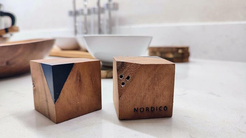 Nordico Salt Pepper Millers Shakers, Gifts for kitchen, Gifts for women, kitchen essentials