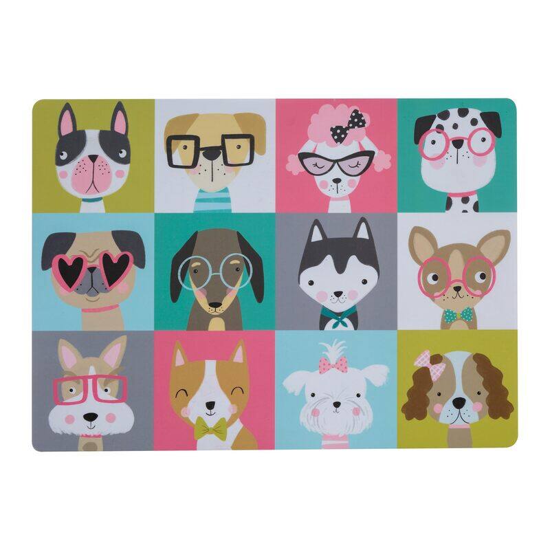 

Rayware 43cm Mason Cash Pawtrait Pets Dog Placemat, Multicolour