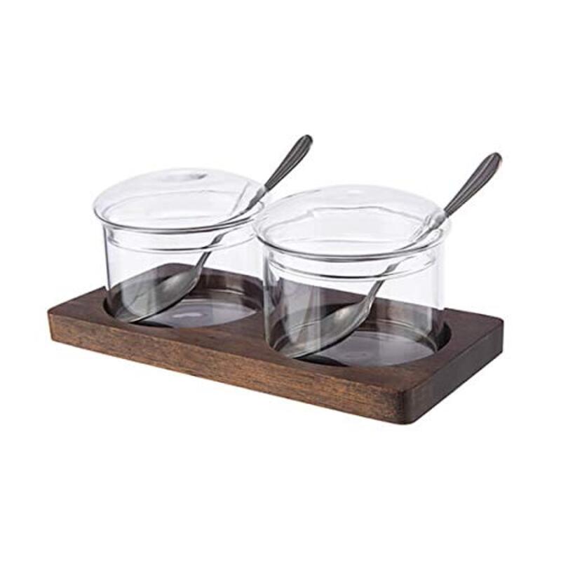 

Artisan Street Condiment Pots, Clear