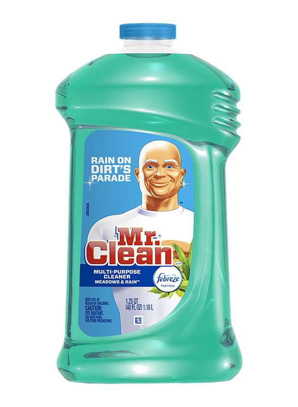 

Mr. Clean All Purpose Meadow and Rain Surface Cleaner, 1.18 Liters