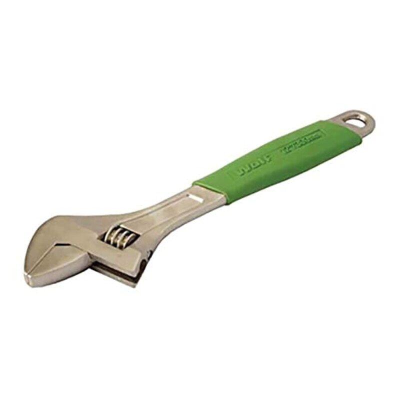 

Wulf 10-Inch Adjustbale Spanner, Silver/Green