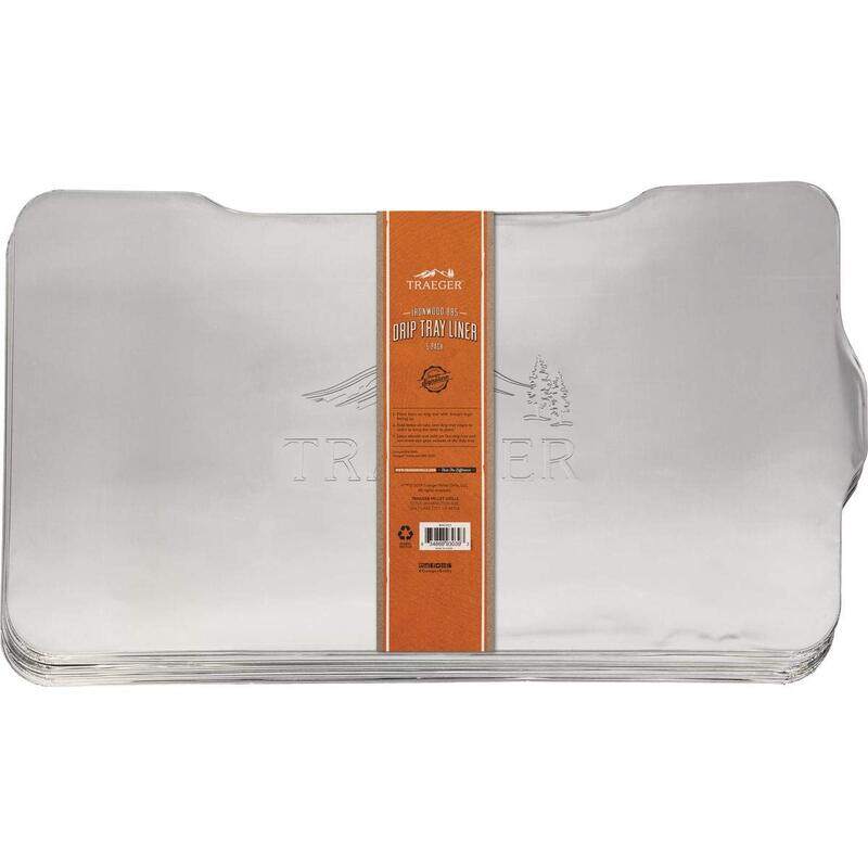 

Traeger BAC507 Liner Pro Grill Drip Tray, 5 Piece, Silver