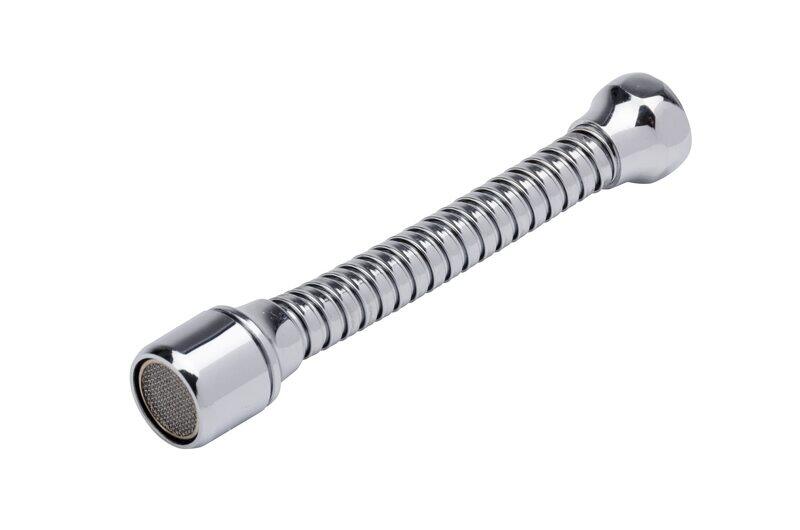 

Wenko Aerator Hose, 21107100, 2.2 x 2.2 x 13cm, Silver