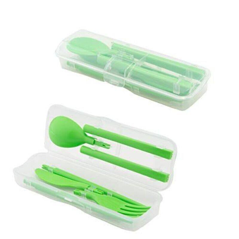 

Sistema 4-Piece To Go Collection Cutlery Set, 1917, Green