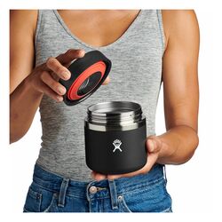 Hydro Flask  Double Walled Vacuum Insulated 590ml Food Container is Leak Proof, with easy Grip Lid, and is BPA Free, Black