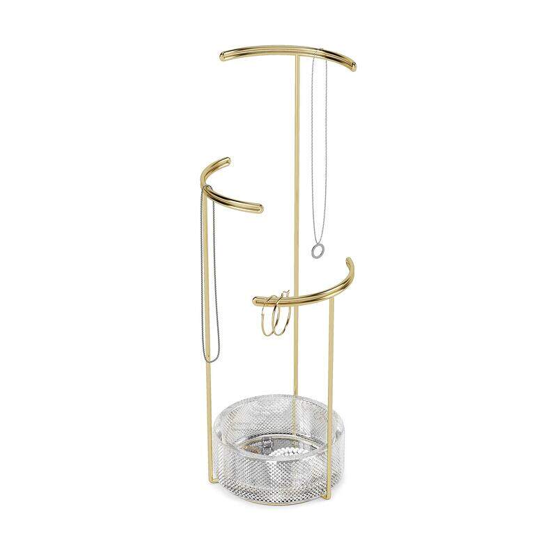 

Umbra Tesora 3 Tier Jewellery Stand, Silver/Gold