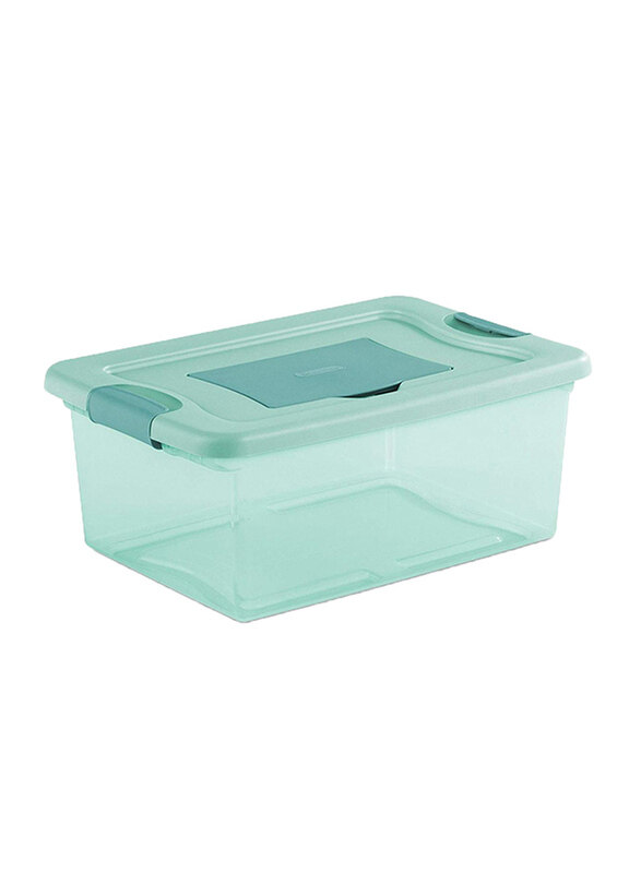 

Sterilite Multipurpose Fresh Scent Storage Box, 14 Liters, Aqua