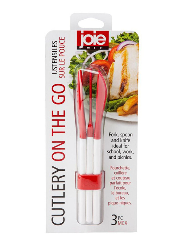 

Joie 3-Piece Cutlery On The Go Knife Set, Multicolor