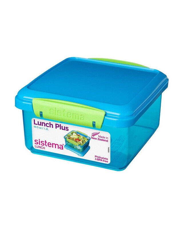 

Sistema 1.2 Ltr Lunch Plus Lunch Box, Assorted