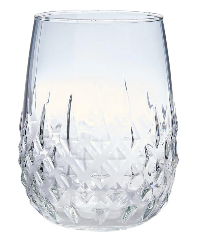 Borgonovo Stemless Gaudi 490ML Glass Large, Set Of 6