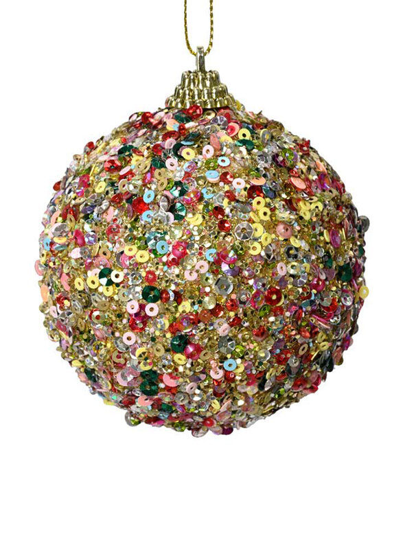 

Kaemingk Bauble Foam Sequins 8cm, Multicolour