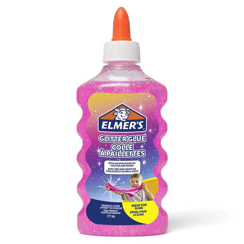 

Elmer's Pva Glitter Glue, 177ml, Pink