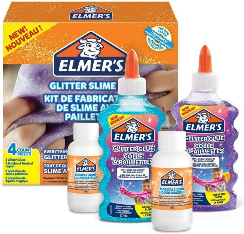 Elmer's Slime Glitter Kit Purple