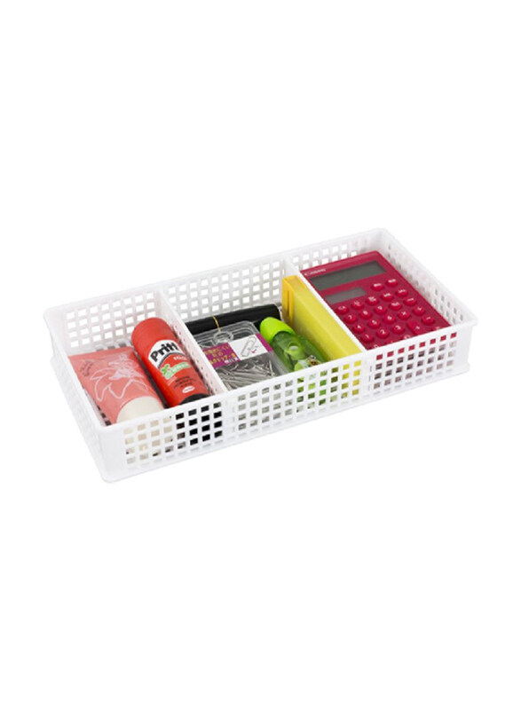 

Hokan-sho Plastic Shallow Rectangle Container, White
