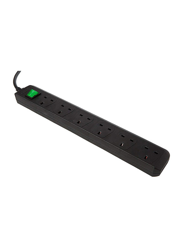 

Brennenstuhl 6 Way Eco Line Extension Socket, S-O 1.5-Meter, Black