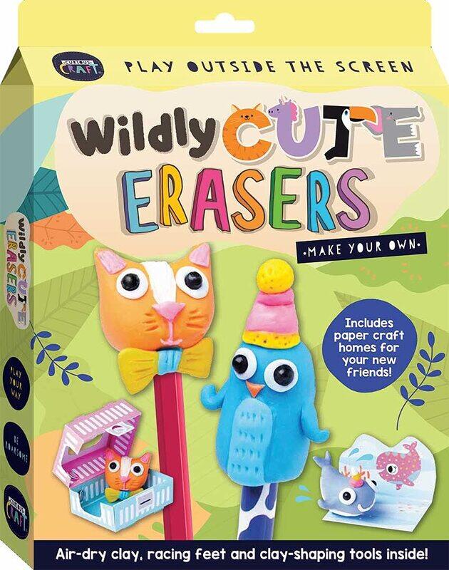 

Hinkler Curious Craft Make Your Own Wildly Cute Erasers, Multicolour, Age 3+ Years