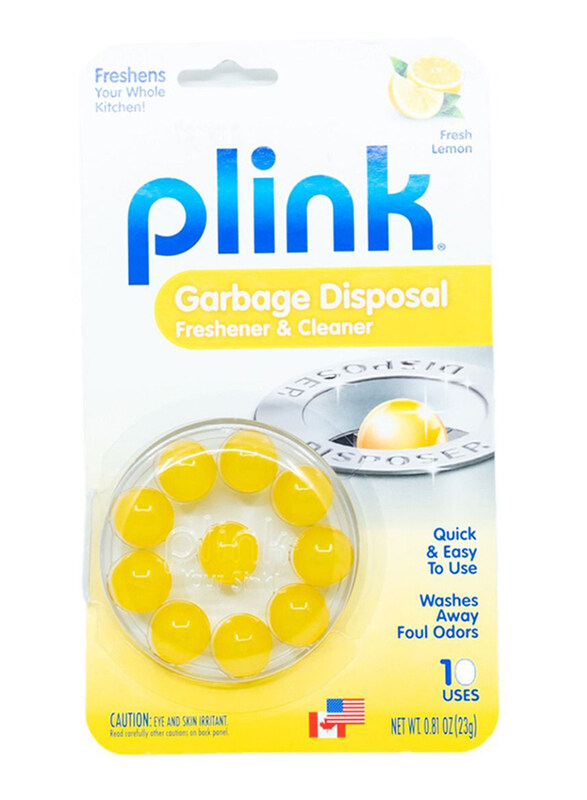 

Plink Garbage Disposer Cleaner and Deodorizer Lemon, 10 Count x 23g