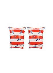 Swim Essentials  Red-White Whale - Inflatable Swimming Armbands, Suitable for Age 0-2 years