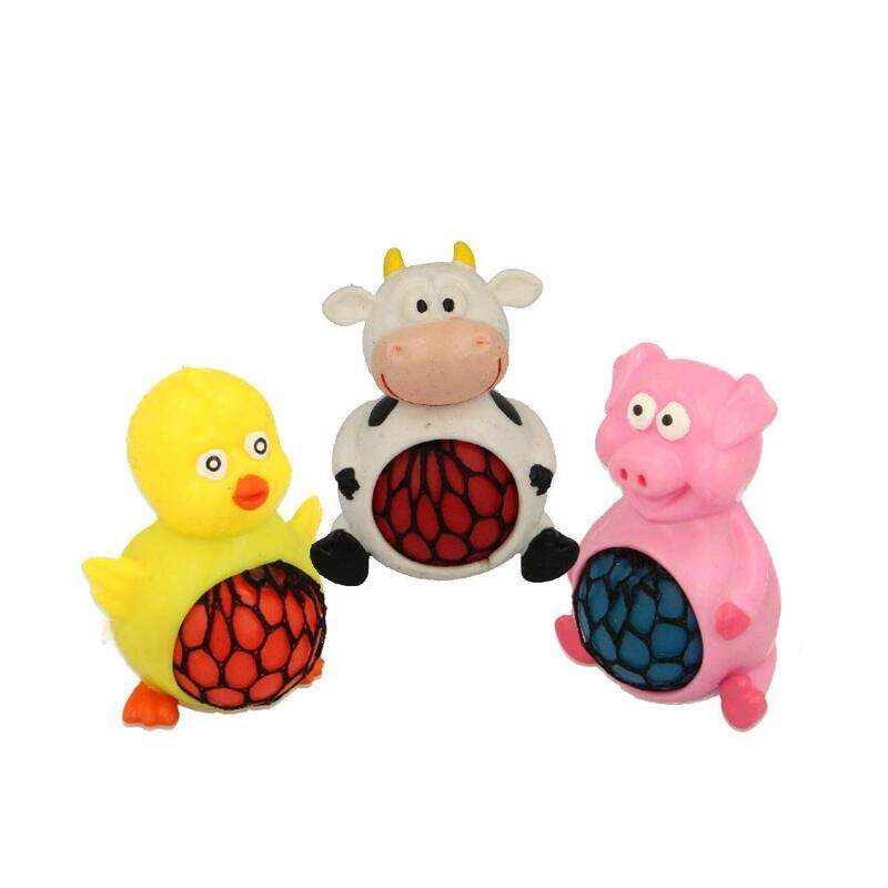 

Keycraft Farm Squeezy Meshables, Assorted