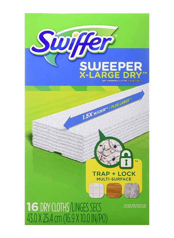 

Swiffer Max Dry Refill, 16 Pieces, White