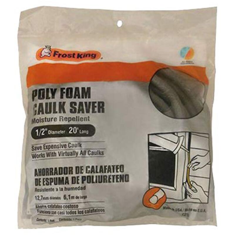 

Frost King Poly Foam Caulk Saver, C22H, Grey