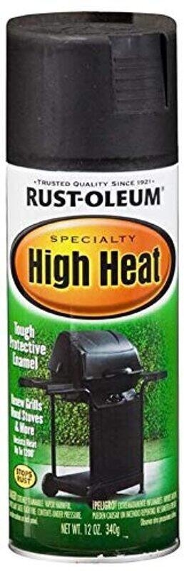 

Rust-Oleum Specialty High Heat, 12oz, BAR-B-QUE BLK 12O, Black
