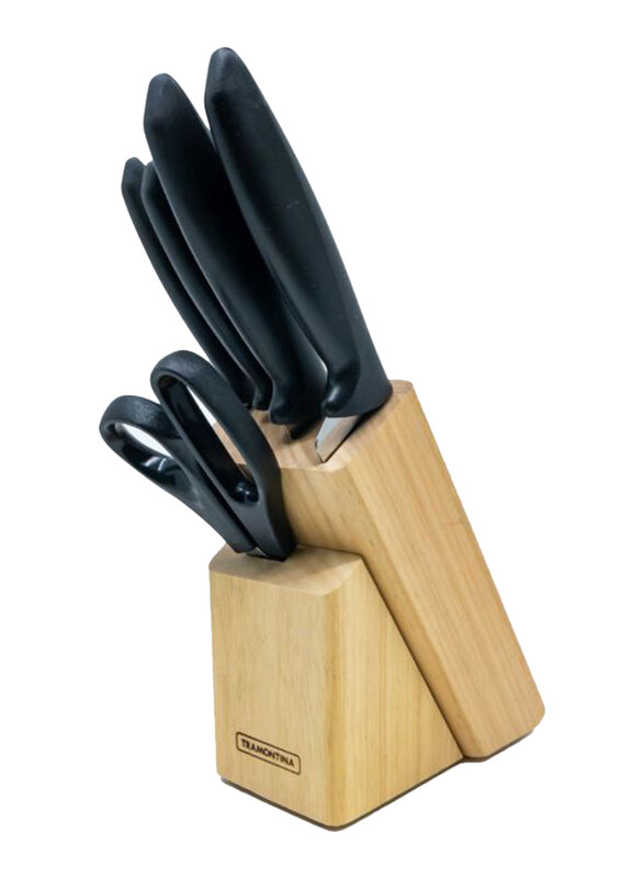 

Tramontina 6 -Piece Knives Set, Silver/Black