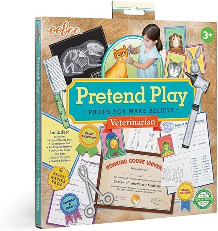 

eeBoo Veterinarian Pretend Play for Education and fun to play for kids.