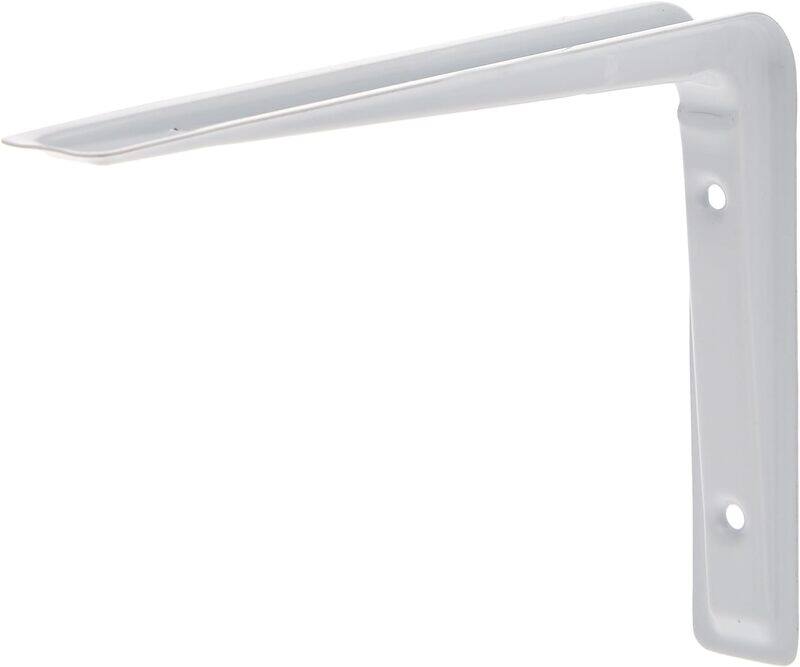

Rei Steel Shelf Bracket, 170mm x 120mm x 24mm, White