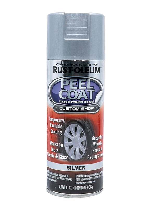 

Rust-Oleum Auto Peel Coat Spray, Silver, 312gm