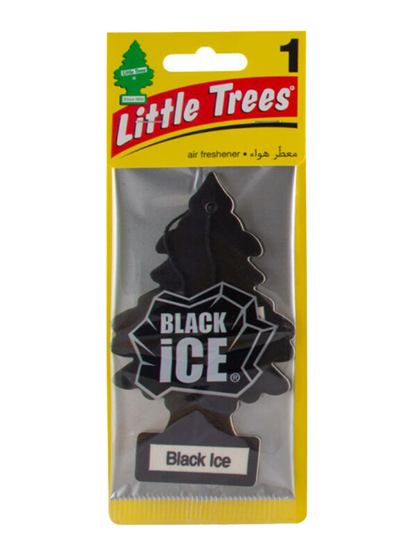 

Little Trees Black Ice Paper Air Freshener, Black