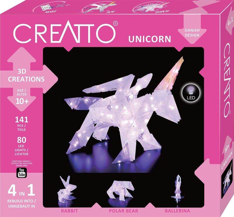 

Thames & Kosmos 141-Piece Creatto Uincorn, White, Ages 10+ Years