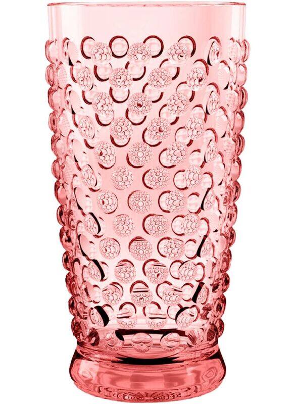 

TarHong 20oz Hobnail Jumbo Beverage Glass, Pink