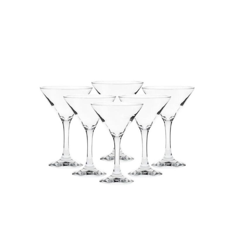 Borgonovo Martini 250ML Stemglass Large Glass, Set Of 6