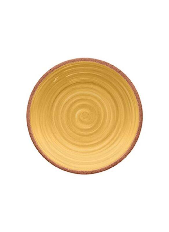 

TarHong Rustic Swirl Salad Plate Yellow