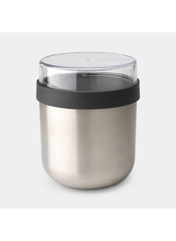 

Brabantia Make & Take Insulated Lunch pot 0.5L Dark Grey