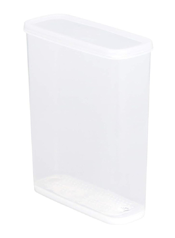 Inomata Hokan-sho Plastic Dry Food Stocker, White