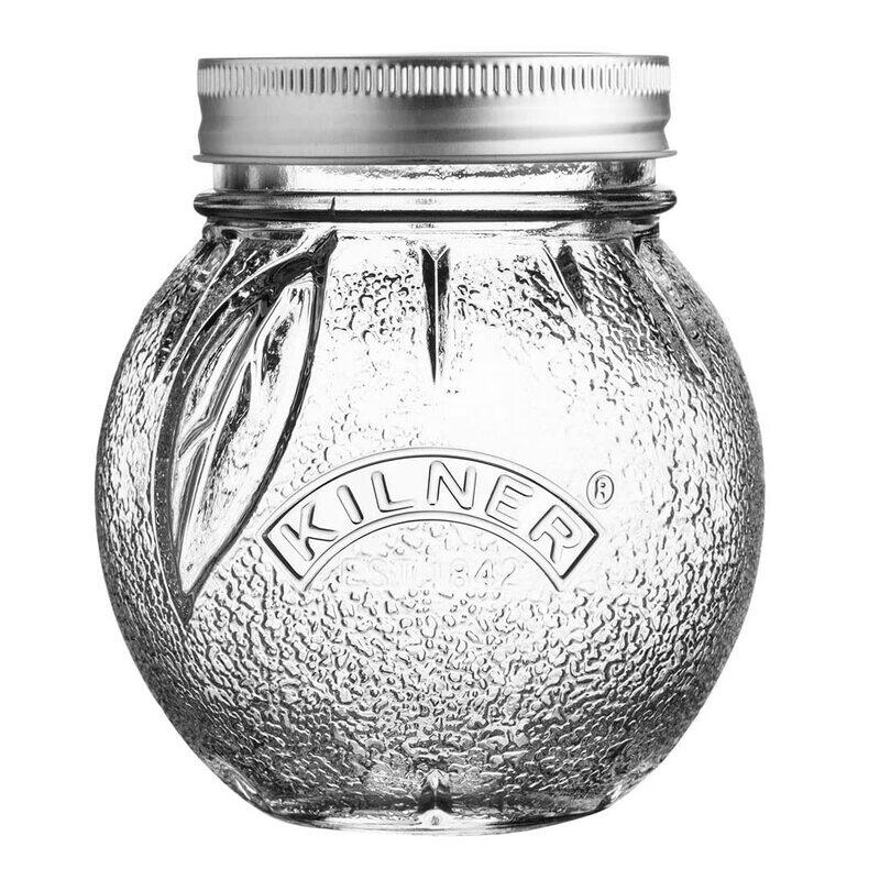 

Kilner Orange Fruit Jar, 400ml, Clear