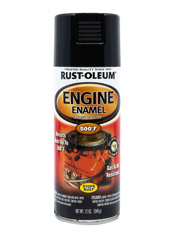 Rust-Oleum Black Gloss Auto Enamel, 340gm