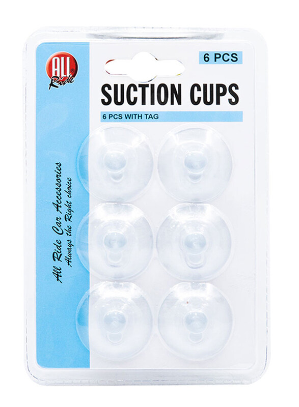 

All Ride Suction Cups with Tag, 6 Pieces