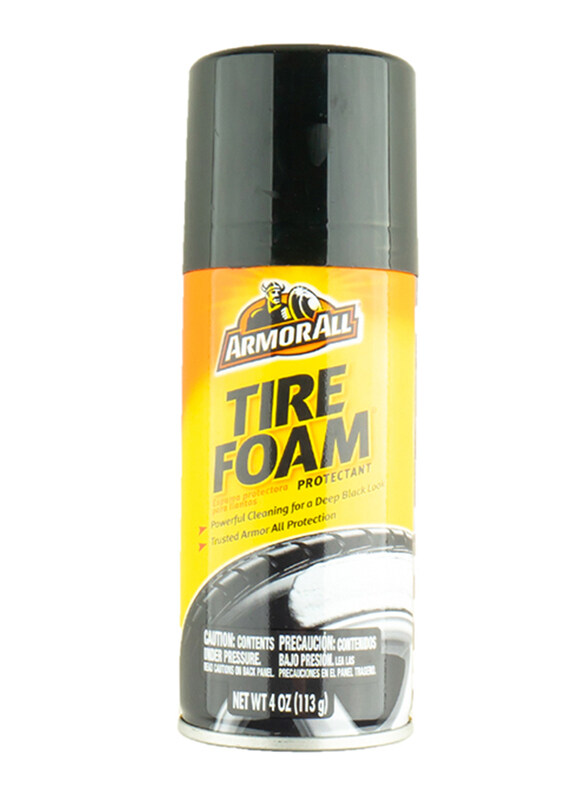 

Armor All Tire Foam, Black, 113gm