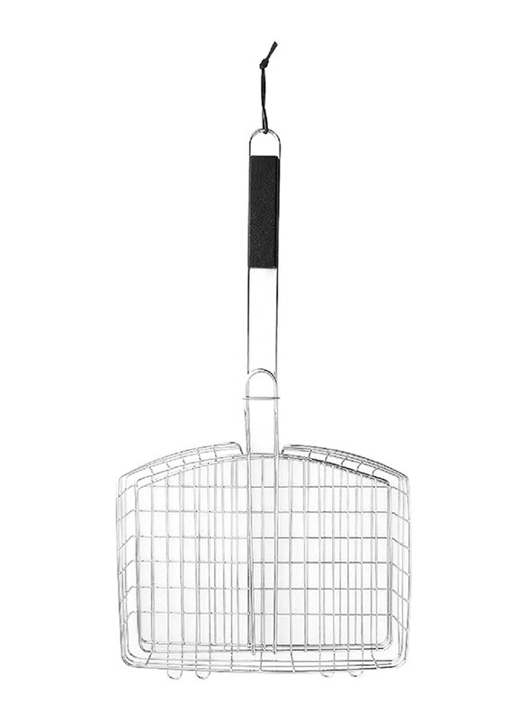 

Saborr Barbeque Grilling Basket, Silver