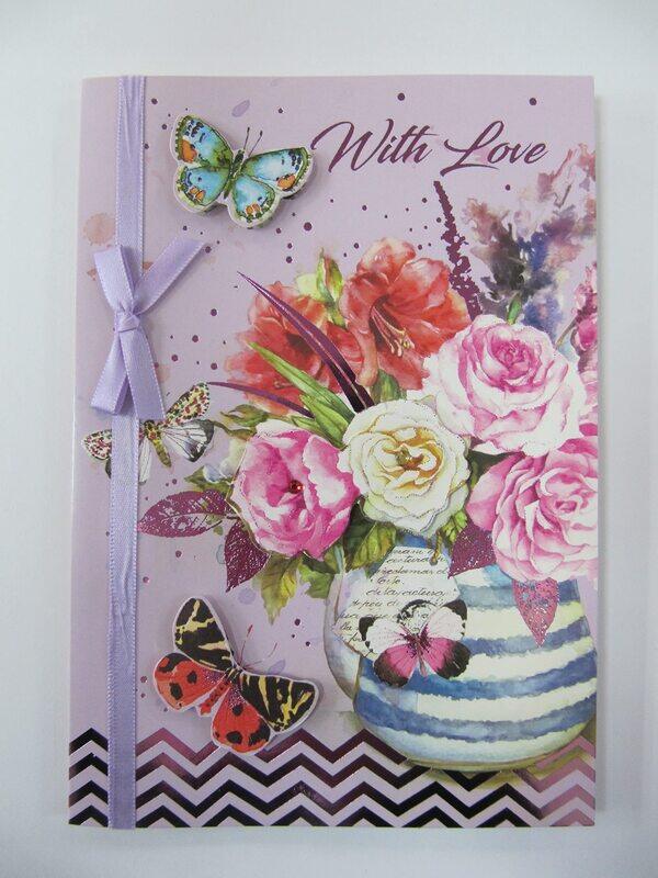 

Juicy Lemon Floral 1 Code 50 Greeting Cards 384, Pink