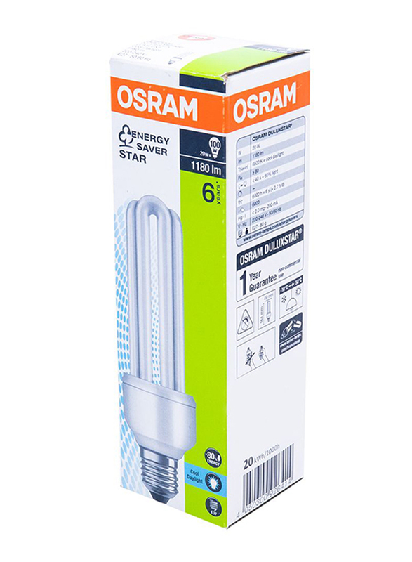 Osram ESL 3U 20W E27, Daylight White