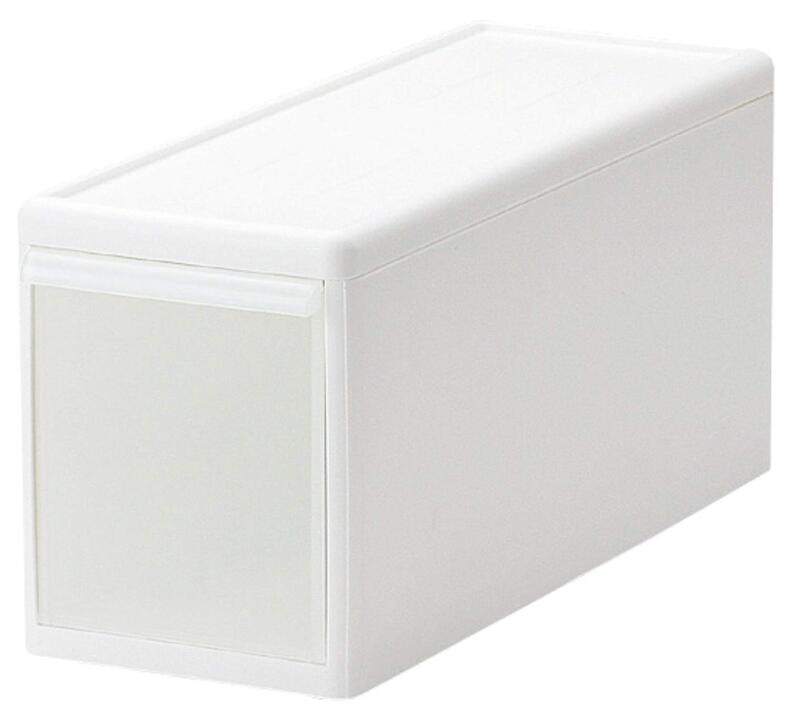 

Like It Modular Drawer Storage Box, 17 x 46.5 x 21.5 cm, White