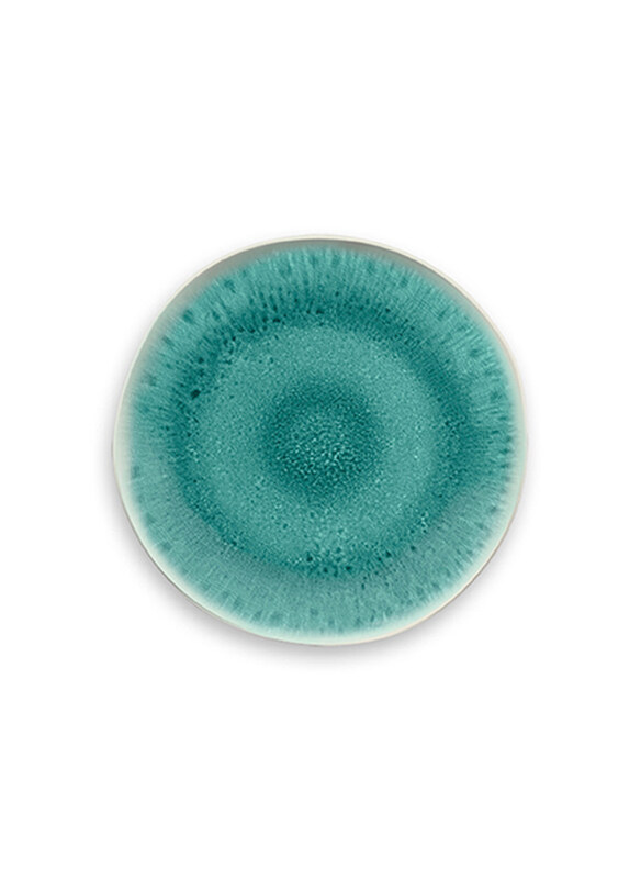 

TarHong Organic Radiant Glaze Dinner Plate Turquoise