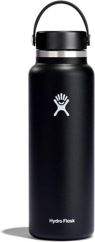 

Hydro Flask - Water Bottle 1180 ml (40 oz) - Vacuum Insulated Stainless Steel Water Bottle Flask with Leak Proof Flex Cap with Strap - BPA-Free - Wide