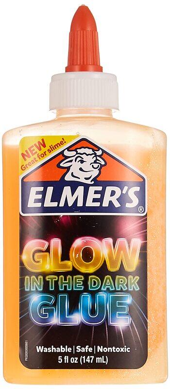 

Elmer's Glow-In-The-Dark Liquid Glue, 147ml, Orange